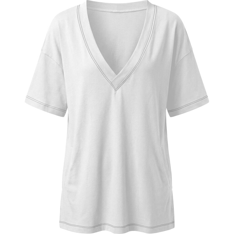 Imily Bela Oversized tričko bílá 114292937
