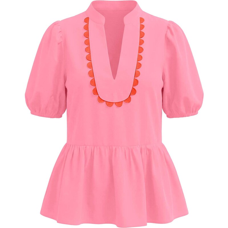 Imily Bela Halenka pink / červená 114293043