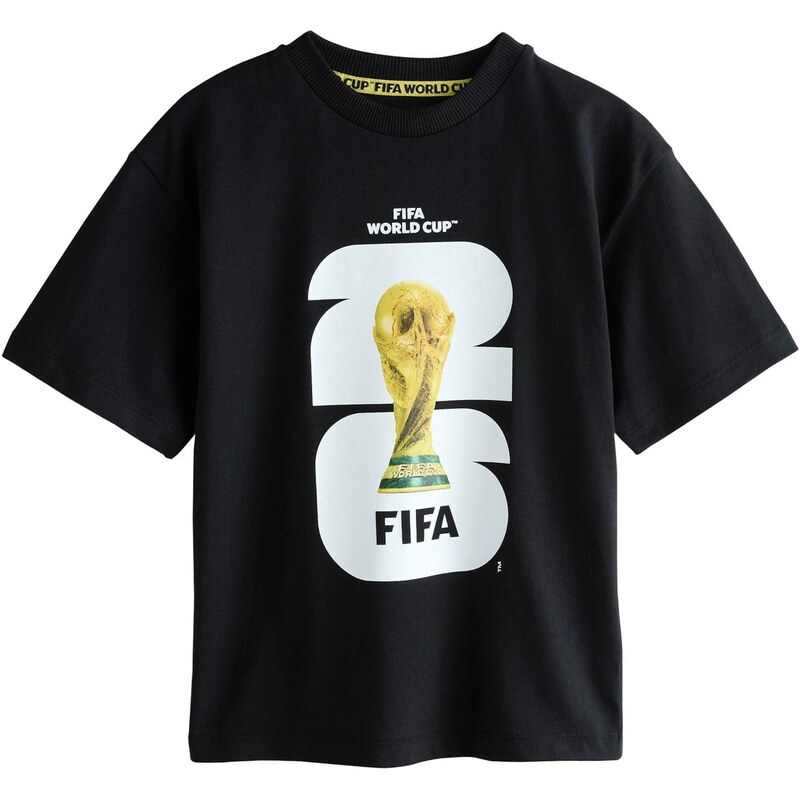 Next Tričko FIFA World Cup citronová / jedle / černá / bílá