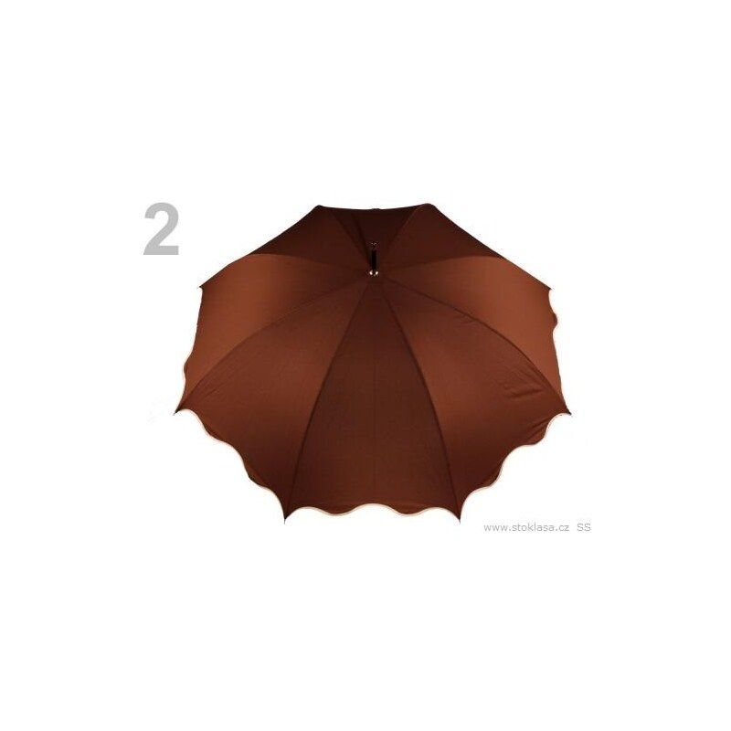 Dámský vystřelovací deštník (1 ks) - 2 hnědá Stoklasa