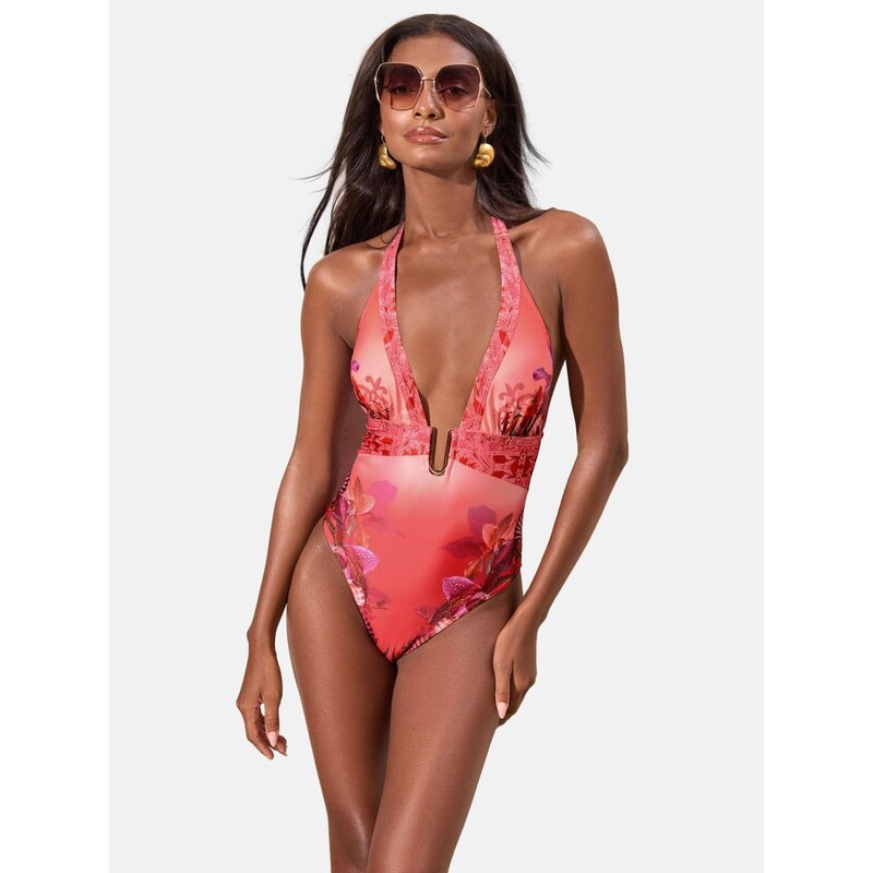 Lipsy Plavky Florrie oranžová / malinová / svítivě růžová 114293731