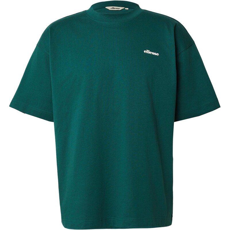 ELLESSE Tričko THE D’ITALIA tmavě zelená / oranžová / bílá