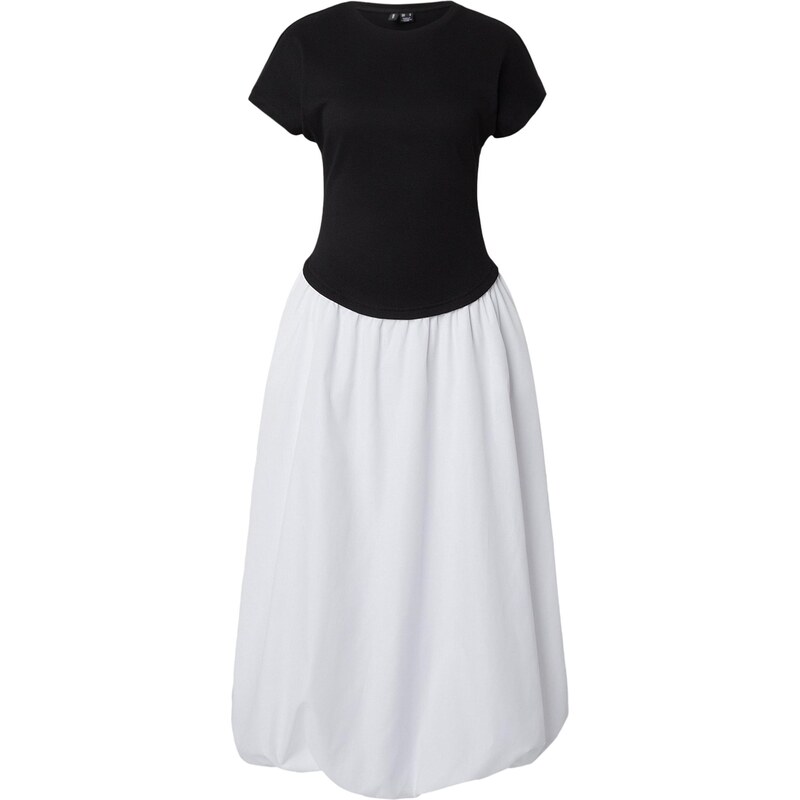 VERO MODA Šaty VMFAITH černá / bílá