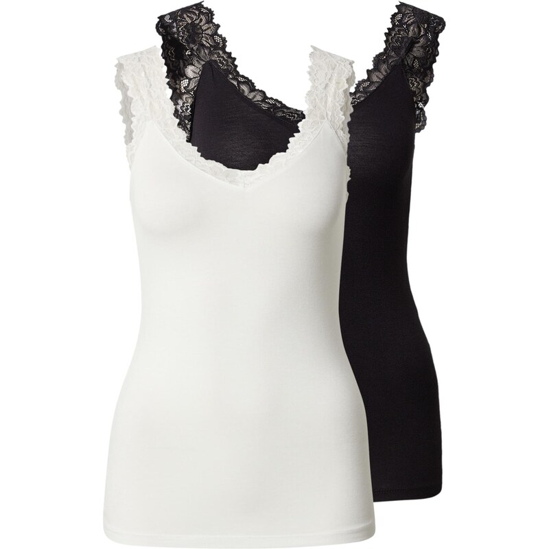 VERO MODA Top VMROSA černá / bílá