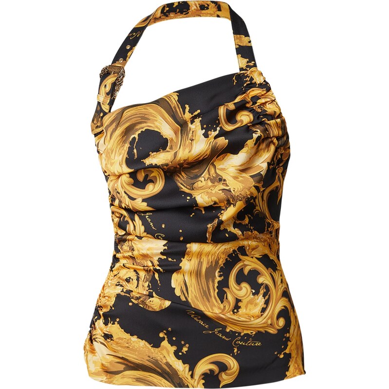 Versace Jeans Couture Top hnědá / zlatě žlutá / černá 114294464