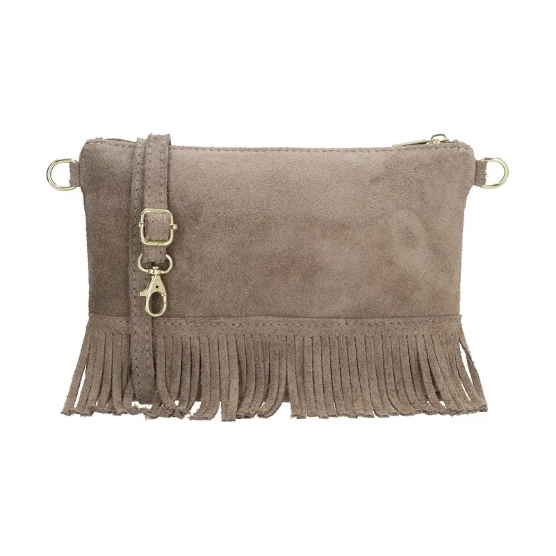 Beagles Světle hnědá vintage kožená crossbody kabelka „Carrie 114294756