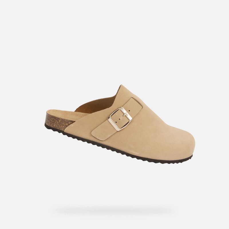 Béžové dámské sandály Geox Brionia 114297381