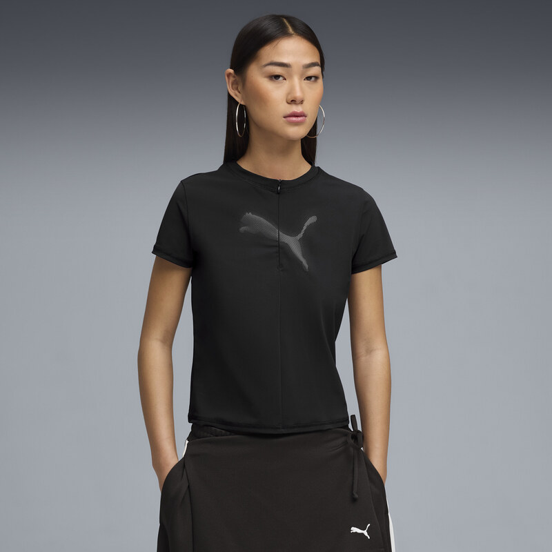 PUMA Dare To Half Zip Graphic Tee Women