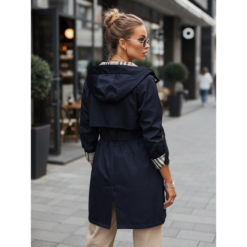 BASIC Tmavě modrá parka s nastavitelnými rukávy CIVIT 90357410