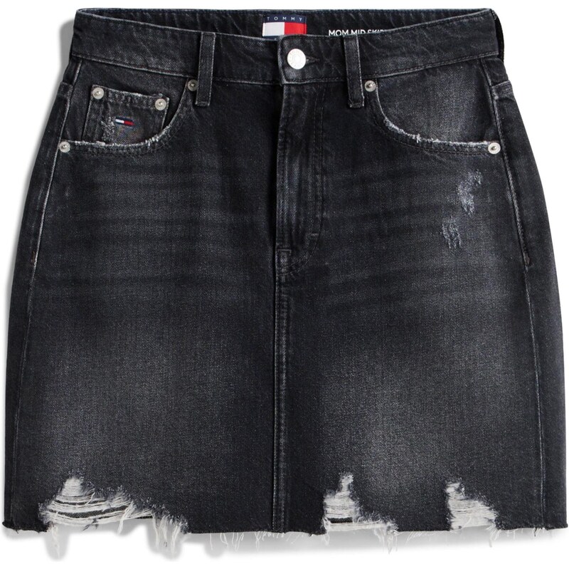 Tommy Jeans Sukně černá džínovina 114301154