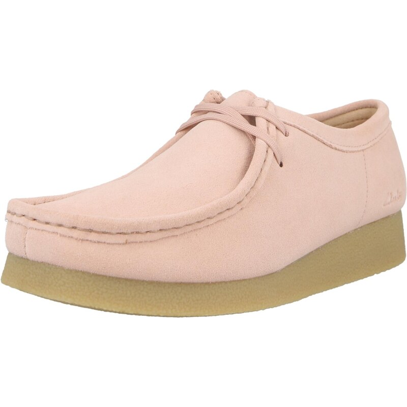 CLARKS Mokasíny Wallabee EVO světle růžová 114301818