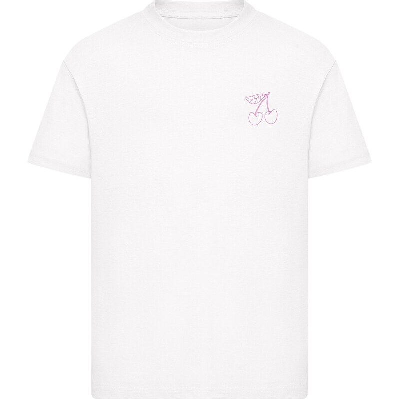 Mister Tee Tričko My Own Muse pink / bílá
