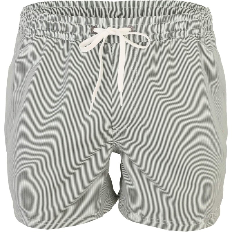 QUIKSILVER Plavecké šortky DELUXE 1 tmavě zelená / bílá