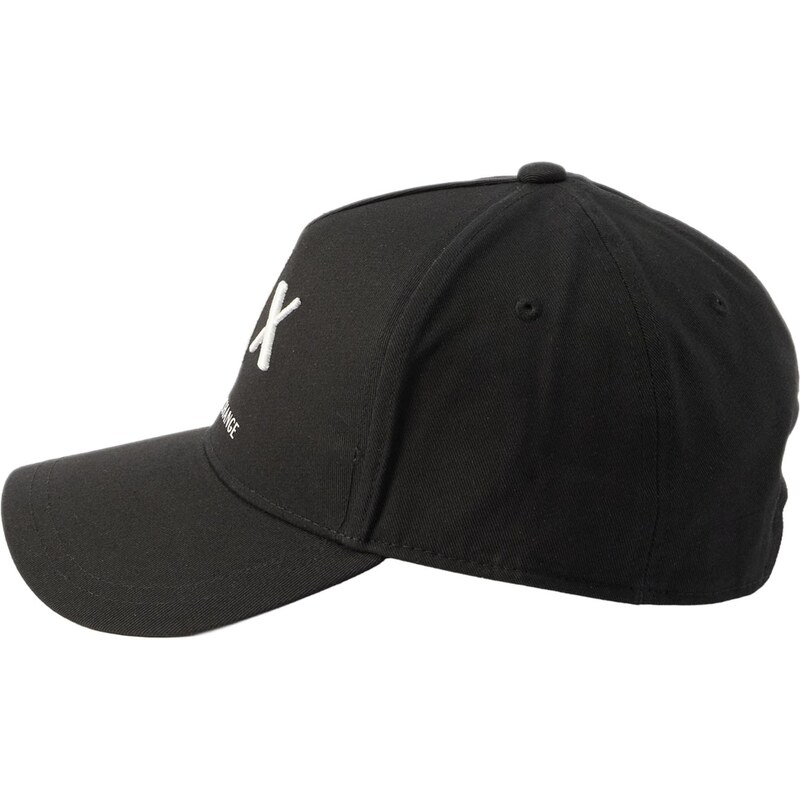 ARMANI EXCHANGE Kšiltovka černá / bílá