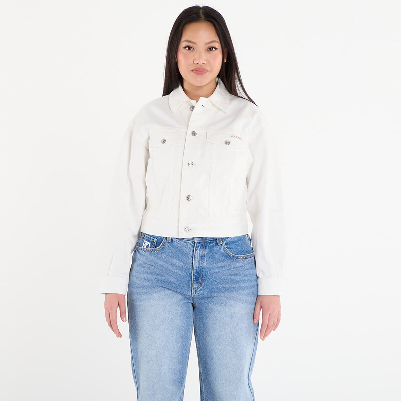 Bunda Calvin Klein 90S Trucker Jacket Chalk White XS