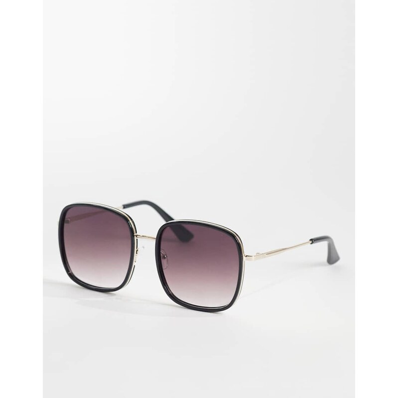 Mango oversized sunglasses in black