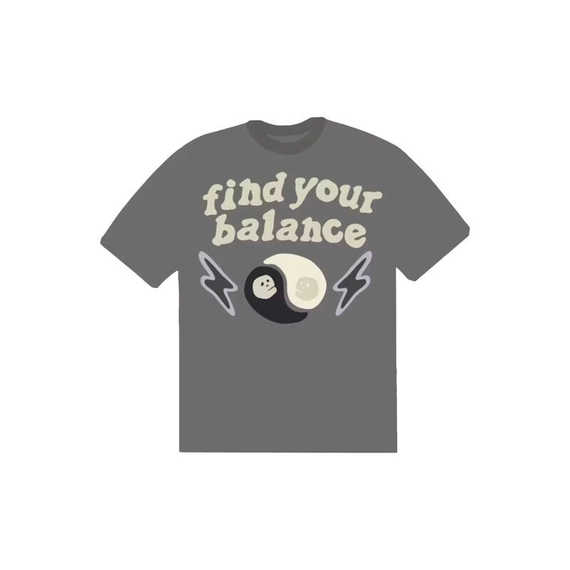 Broken Planet Find Your Balance T-shirt Ash Grey