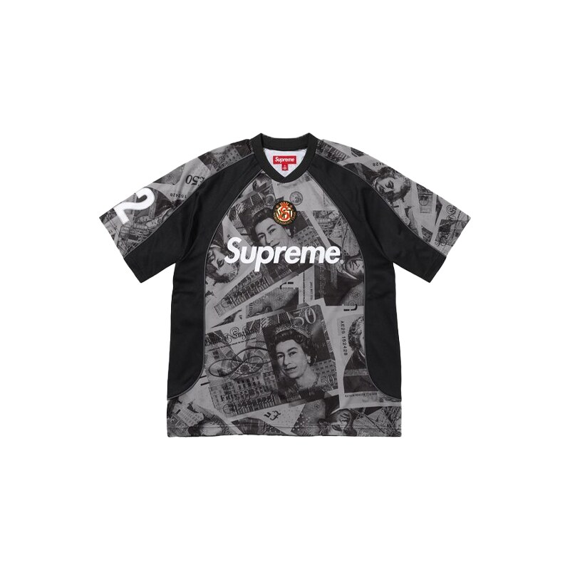 Supreme Pounds Soccer Jersey Black