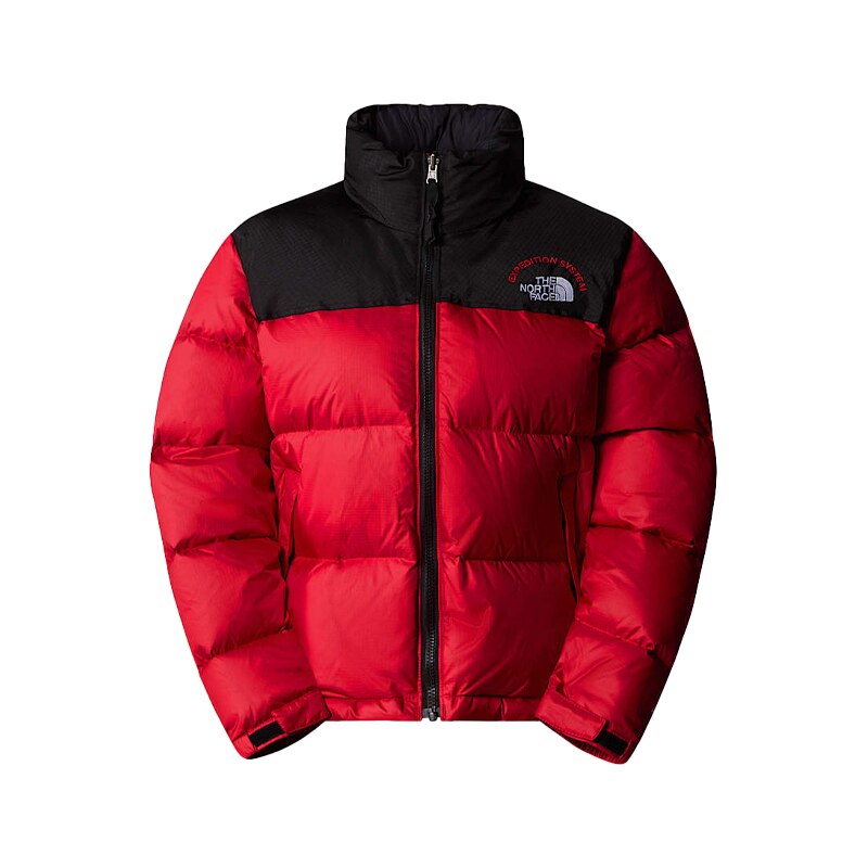 The North Face Womens 1996 Retro Nuptse Jacket Red Black