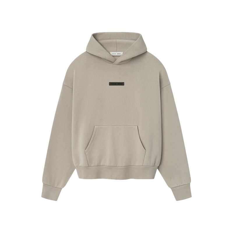 Fear of God Essentials S25 Fleece Hoodie Timber - PIKASTORE