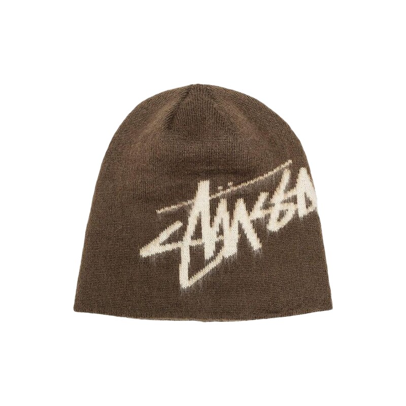 Stussy Brushed Out Stock Skullcap Brown