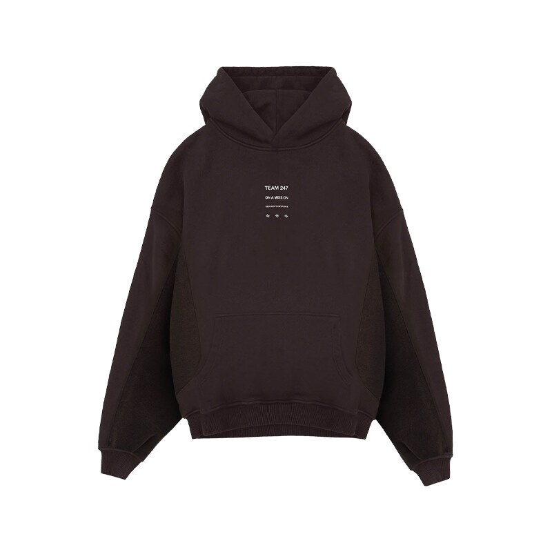 Represent 247 Uprising Oversized Hoodie Chocolate