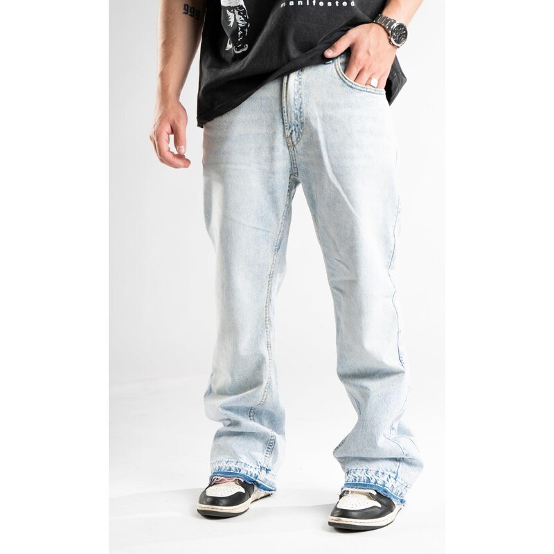Custompantsprg Custom Blue Flared Jeans