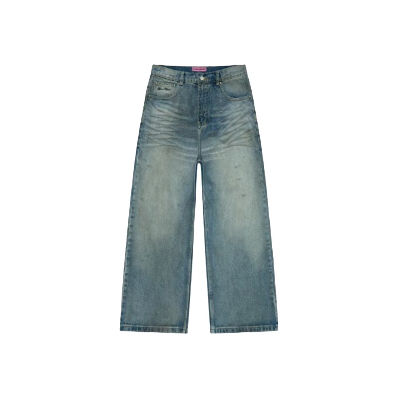 Broken Planet Wide-Leg Denim Jeans Light Blue 113724490