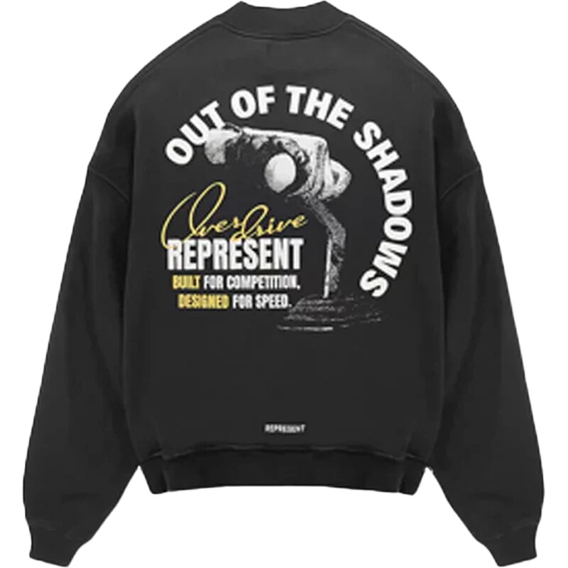Represent Out Of The Shadows Sweater Stained Black