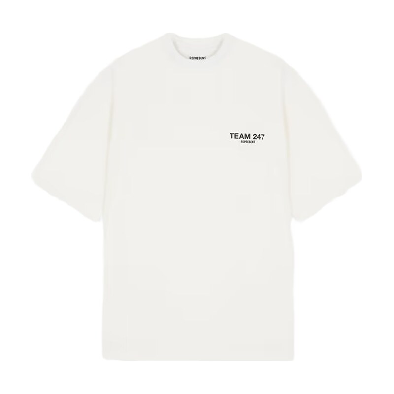 Represent Team 247 Oversized T-Shirt Flat White