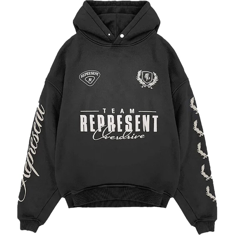 Represent World Championship Hoodie Stained Black