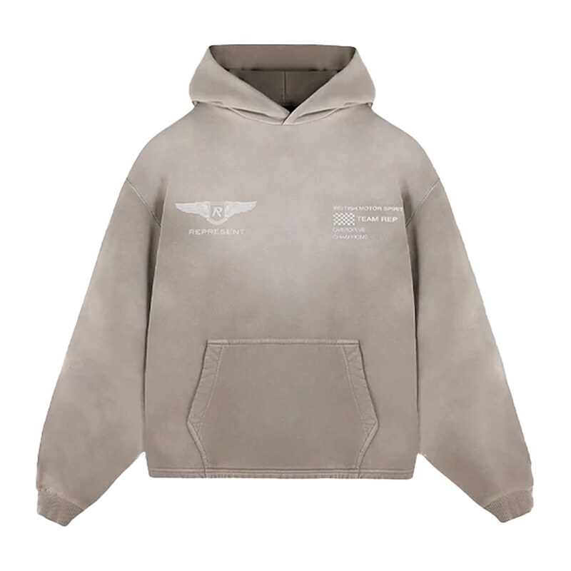 Represent Team Rep Hoodie Dark Taupe