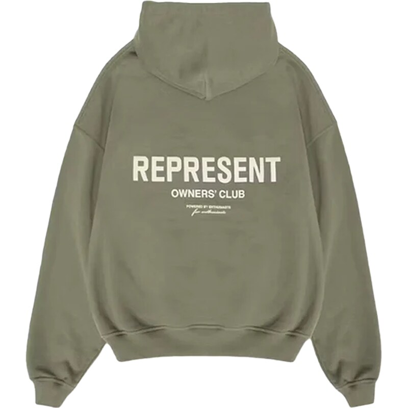 Represent Owners Club Hoodie Olive