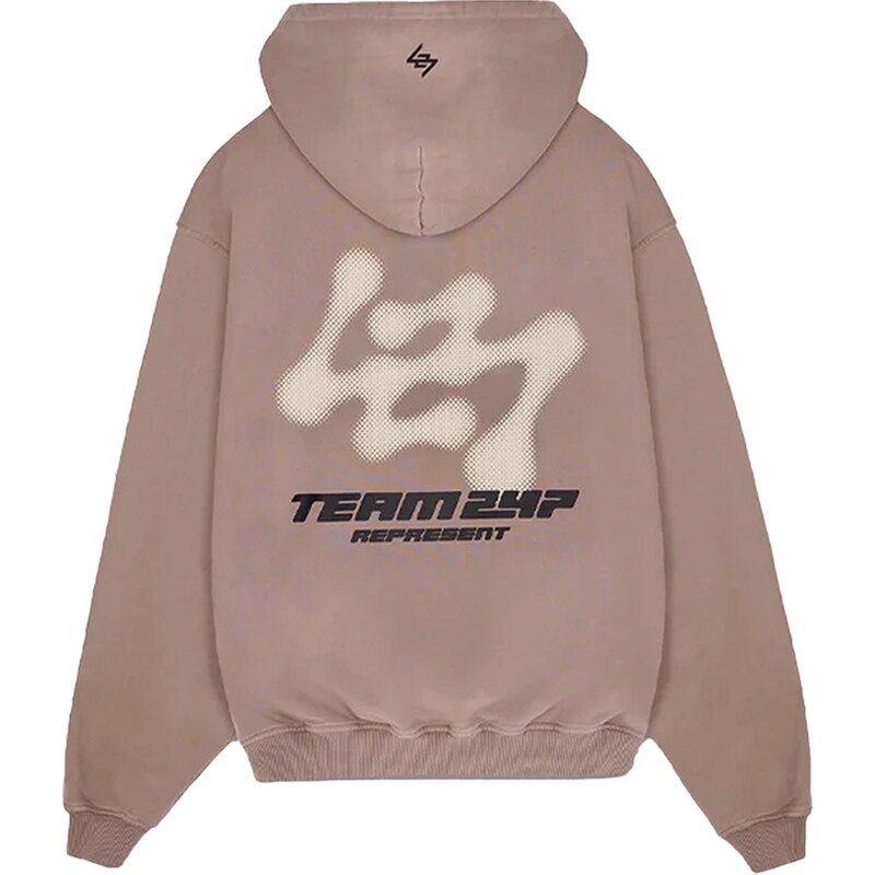 Represent 247 Future Terrains Oversized Hoodie Umber