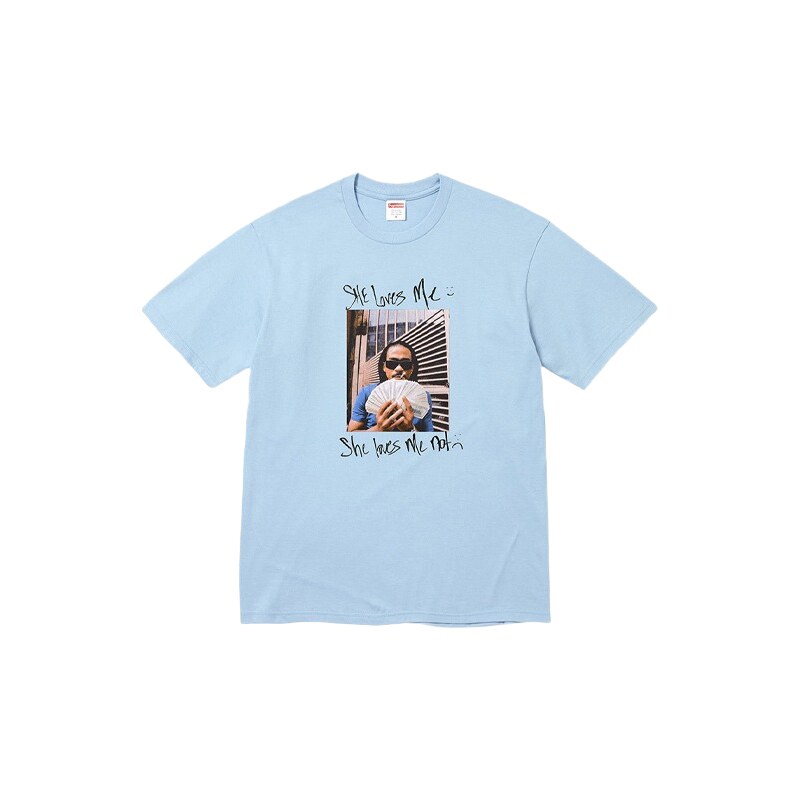 Supreme Max B Tee Powder Blue