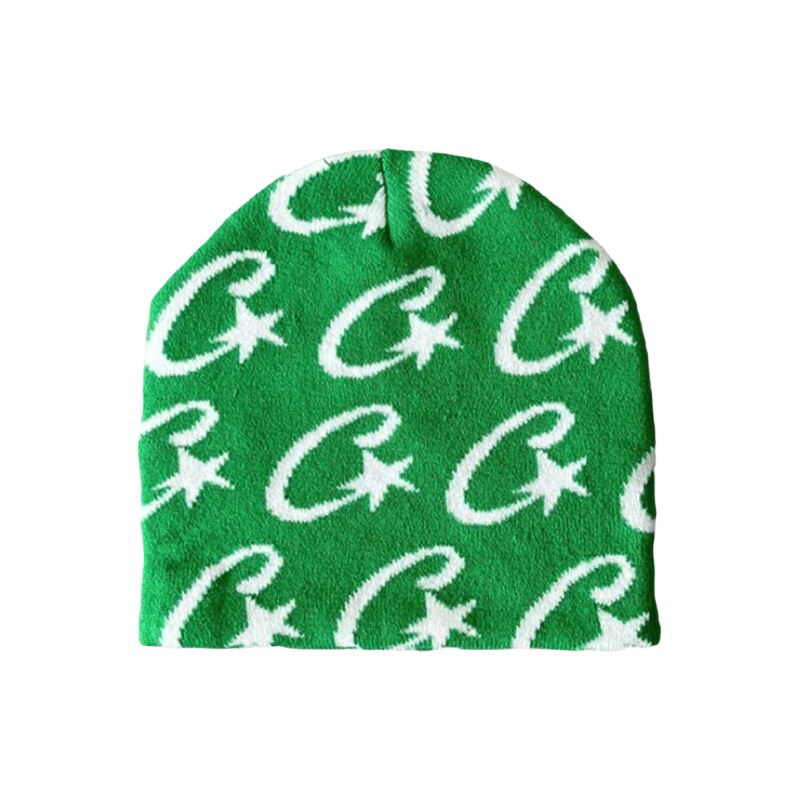 Corteiz Cstarz Monogram Beanie Green