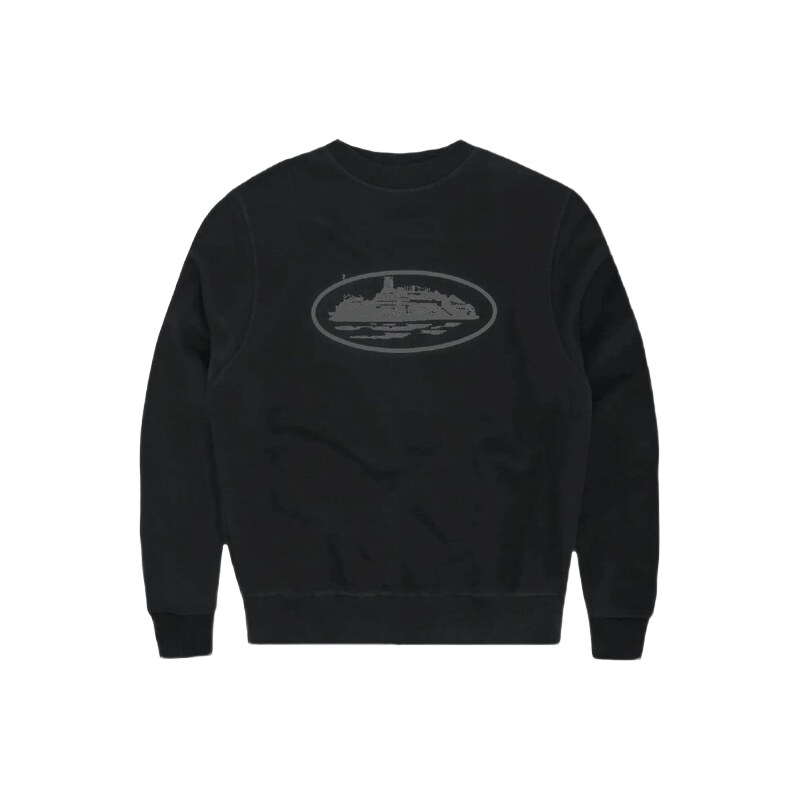 Corteiz Alcatraz Sweatshirt Triple Black