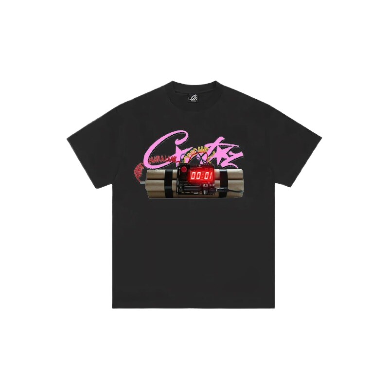 Corteiz No Time 4 Luv Tee Black