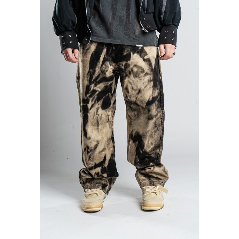Custompantsprg Custom Bleached Black Jeans