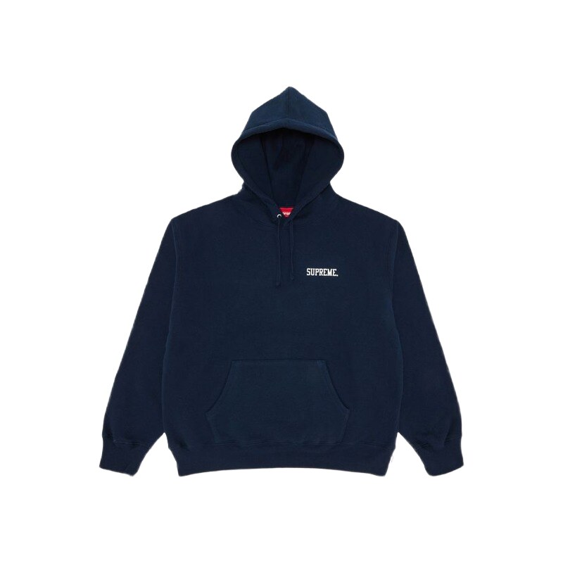 Supreme Anarchy Hooded Sweatshirt Navy