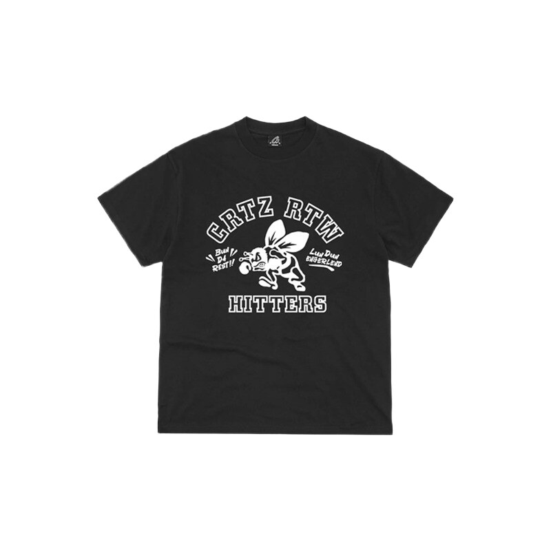 Corteiz The Hitters Tee Black
