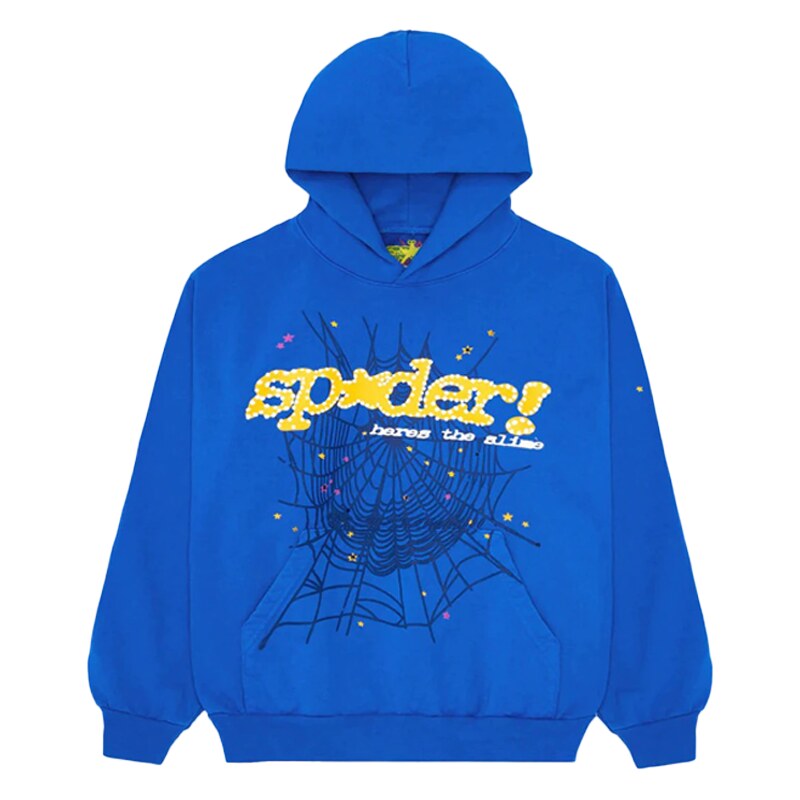 Sp5der Hoodie TC Blue
