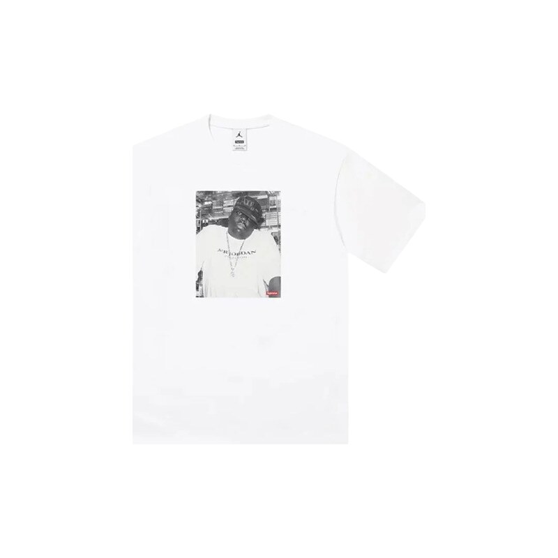 Supreme Jordan Biggie S/S Top White