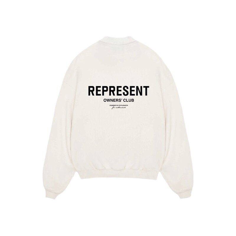 Represent Owners Club Crewneck Flat White