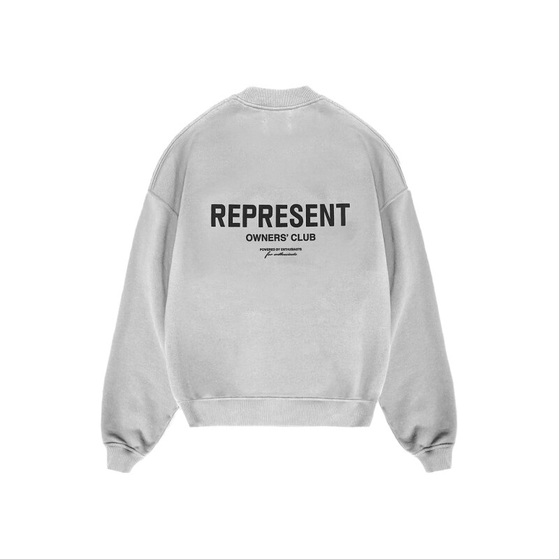 Represent Owners Club Crewneck Ash Grey