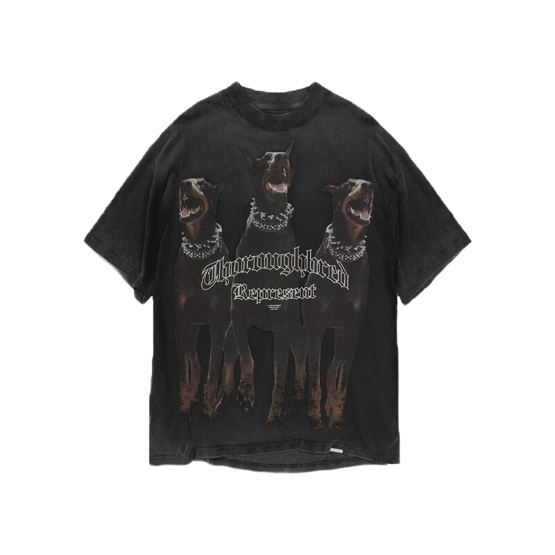 Represent Thoroughbred T-Shirt Vintage Black