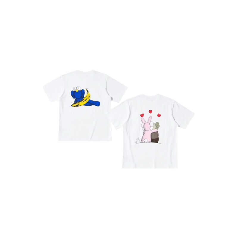 Kaws x Uniqlo Warhol UT Graphic 471321/476350 T-shirt Set White