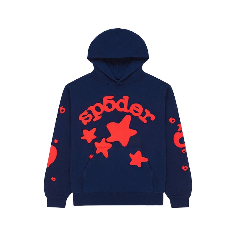 Sp5der Beluga Hoodie Navy