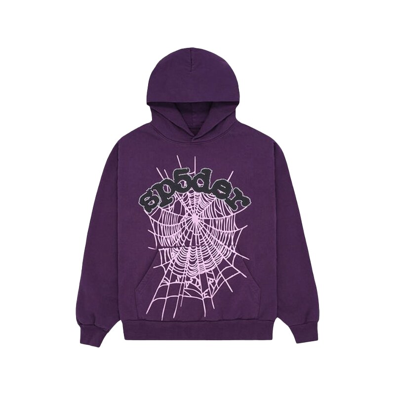 Sp5der Web Hoodie Grape