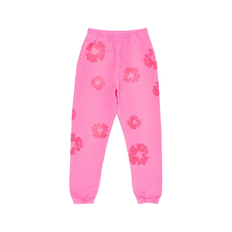 Denim Tears Mono Cotton Wreath Sweatpants Pink